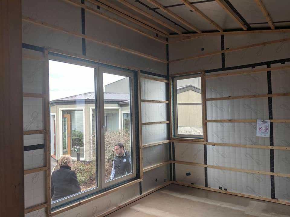 Passive House#Tilt&Turn windows with concealed hinges#Triple glass#Bayswater North#Vic#White colour