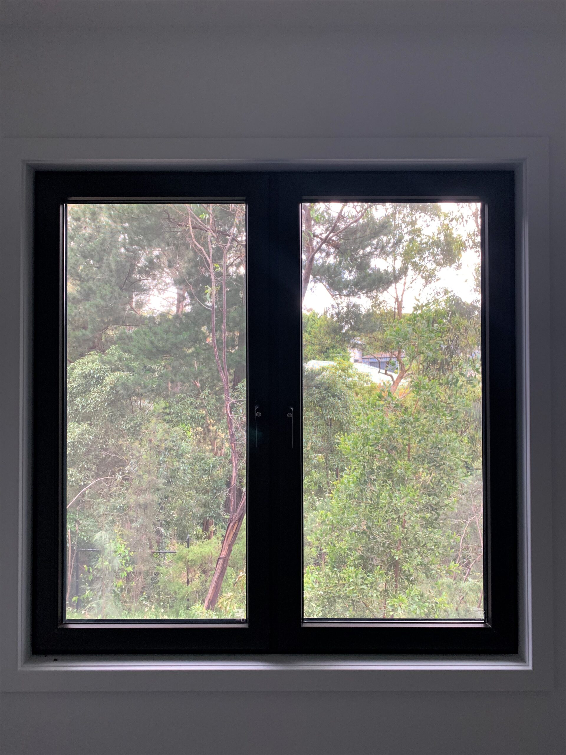 Tilt&Turn windows with concealed hinges#Triple glass#CeylonBlack#NewBuild#Warranwood_Vic