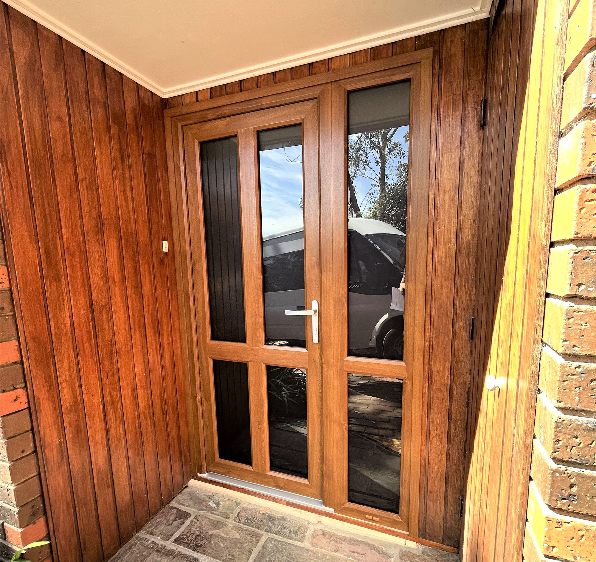 Hinged Entry Door#goldenoak#Eltham